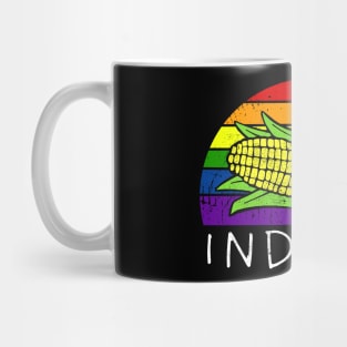 Rainbow Indiana Pride Mug